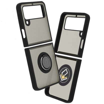 Case for Samsung Galaxy Z Flip3 5G F711, Techsuit, Glinth, Black