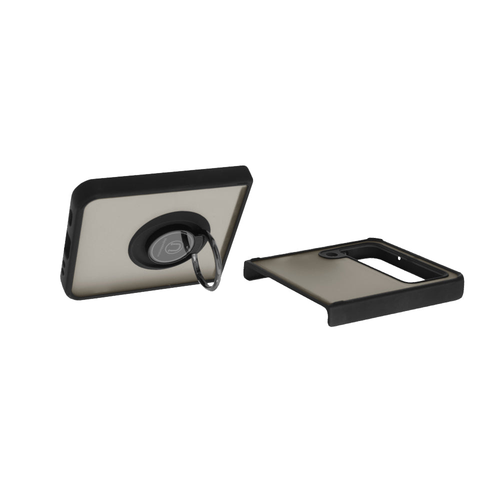 Case for Samsung Galaxy Z Flip3 5G F711, Techsuit, Glinth, Black