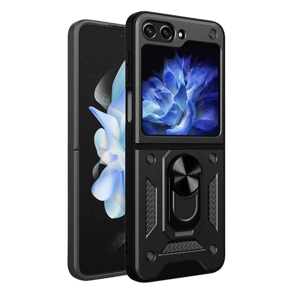 Ovitek za Samsung Galaxy Z Flip5 F731, Techsuit, CamShield, Črn