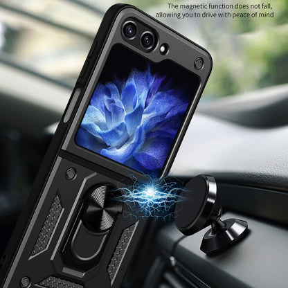 Ovitek za Samsung Galaxy Z Flip5 F731, Techsuit, CamShield, Črn