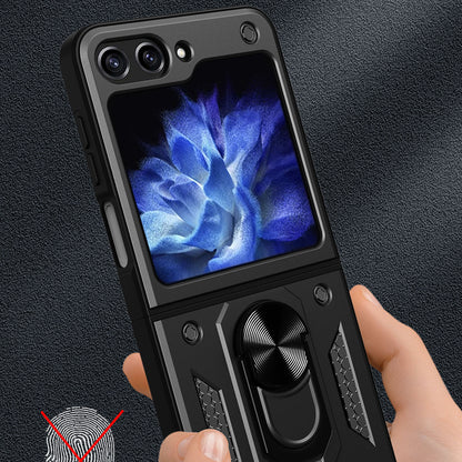 Ovitek za Samsung Galaxy Z Flip5 F731, Techsuit, CamShield, Črn