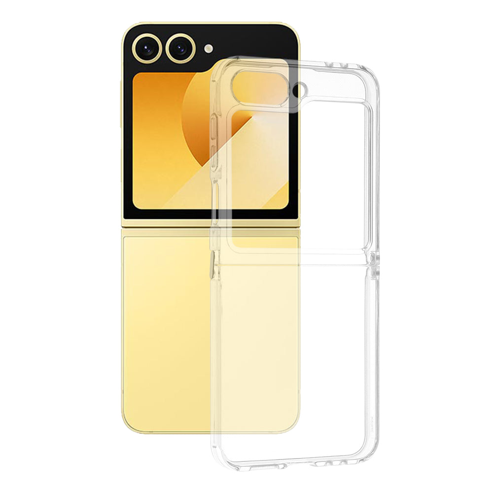 Ovitek za Samsung Galaxy Z Flip7 FE F761 / Z Flip6 F741, Techsuit, Jasno, Prosojno