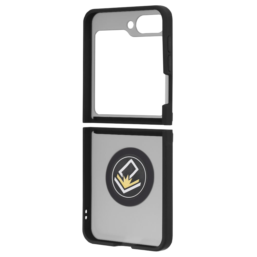 Ovitek za Samsung Galaxy Z Flip7 FE F761 / Z Flip6 F741, Techsuit, Glinth, Črn