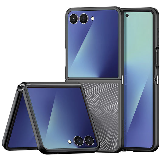 Ovitek za Samsung Galaxy Z Flip7 F766, DUX DUCIS, Aimo, Črn