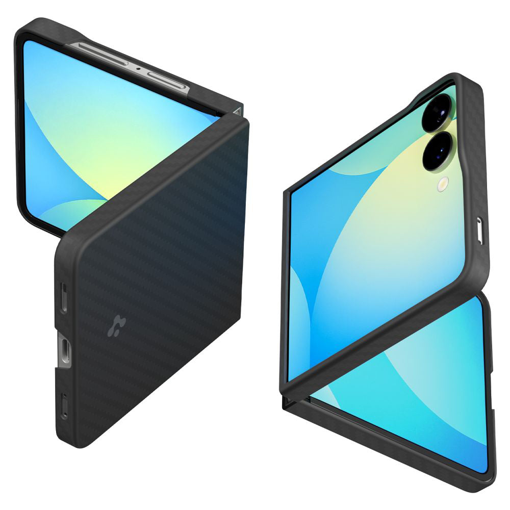 Case for Samsung Galaxy Z Flip7 F766, Spigen, Air Skin, Black ACS09564