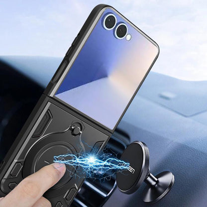 Ovitek za Samsung Galaxy Z Flip7 F766, Techsuit, CamGuard Pro, Vijoličen
