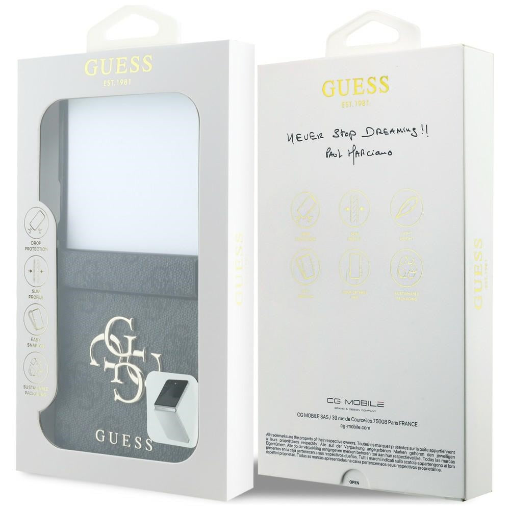 Ovitek za Samsung Galaxy Z Flip8 F776, Guess, 4G Big Logo, Črn