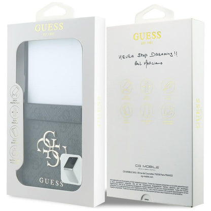 Ovitek za Samsung Galaxy Z Flip8 F776, Guess, 4G Big Logo, Črn