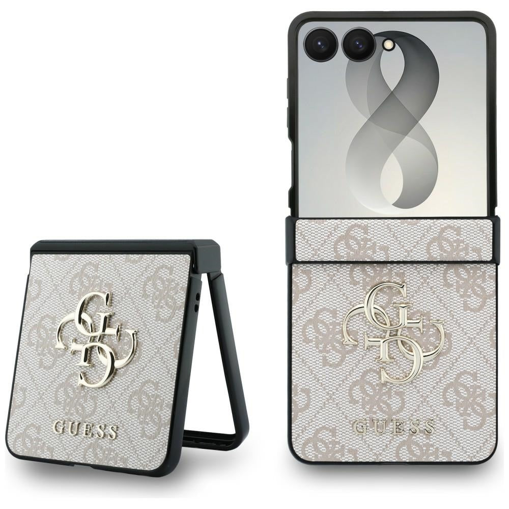 Ovitek za Samsung Galaxy Z Flip8 F776, Guess, 4G Big Logo, Roza