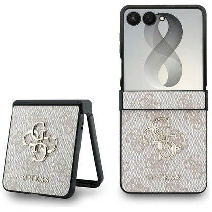 Ovitek za Samsung Galaxy Z Flip8 F776, Guess, 4G Big Logo, Roza