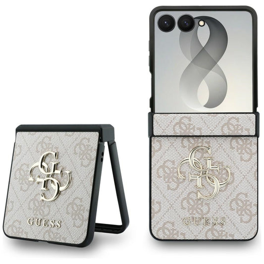 Ovitek za Samsung Galaxy Z Flip8 F776, Guess, 4G Big Logo, Roza
