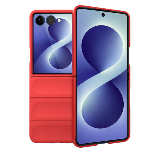 Ovitek za Samsung Galaxy Z Flip8 F776, Techsuit, Magic Shield, rdeč
