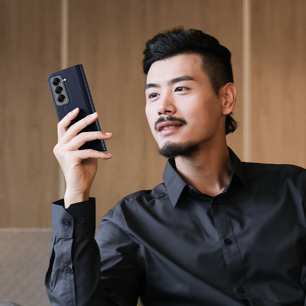 Ovitek za Samsung Galaxy Z Fold Special, DUX DUCIS, Bril, Modra