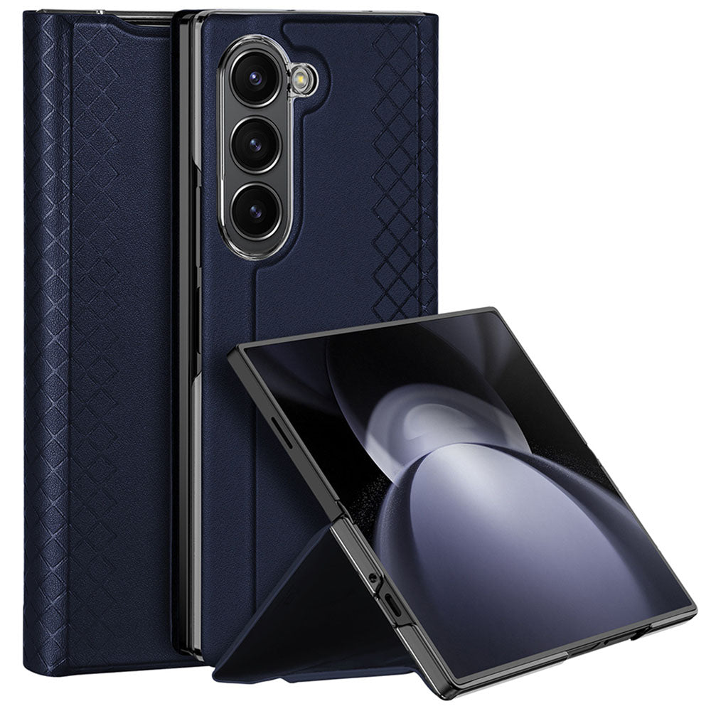 Ovitek za Samsung Galaxy Z Fold Special, DUX DUCIS, Bril (z držalom za svinčnik), modra