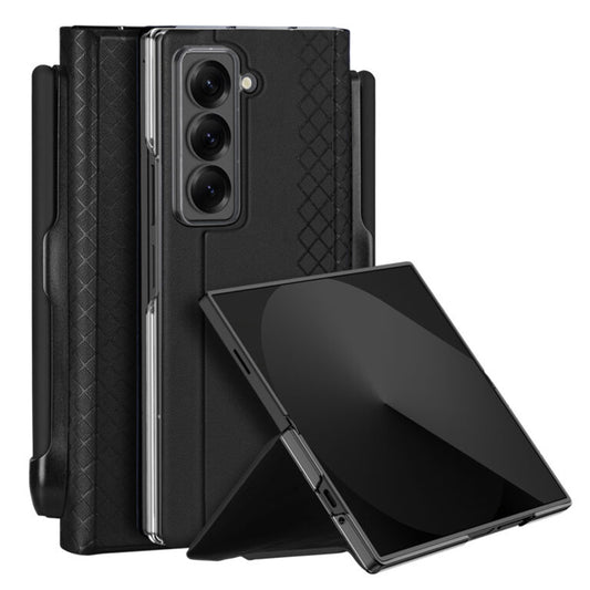 Ovitek za Samsung Galaxy Z Fold Special, DUX DUCIS, Bril (z držalom za svinčnik), črn