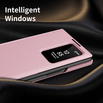 Husa pentru Samsung Galaxy Z Fold3 5G F926, Techsuit, SmartView, Roz