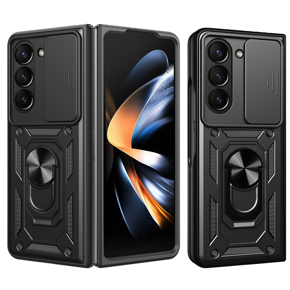 Ovitek za Samsung Galaxy Z Fold5 F946, Techsuit, CamShield, Črn