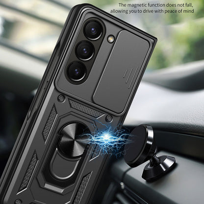 Ovitek za Samsung Galaxy Z Fold5 F946, Techsuit, CamShield, Črn