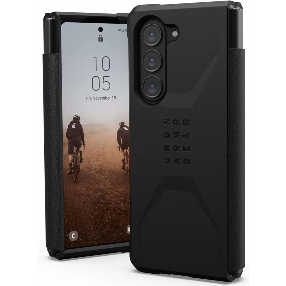 Case for Samsung Galaxy Z Fold5 F946, Urban Armor Gear, Civilian, Black
