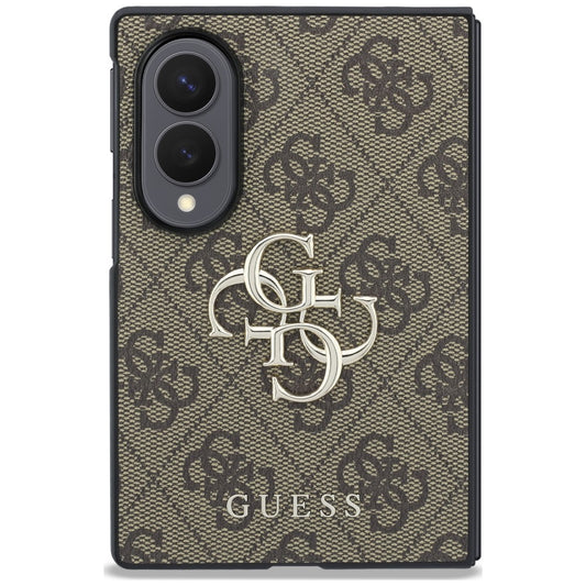 Ovitek za Samsung Galaxy Z Fold8 F971, Guess, 4G Velik logotip, rjav