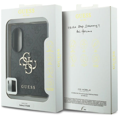 Ovitek za Samsung Galaxy Z Fold8 F971, Guess, 4G Big Logo, Črn