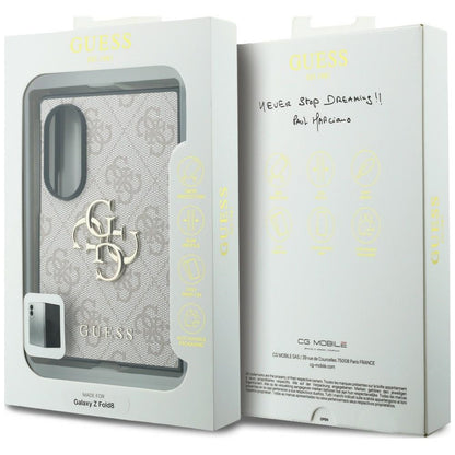 Ovitek za Samsung Galaxy Z Fold8 F971, Guess, 4G Big Logo, roza