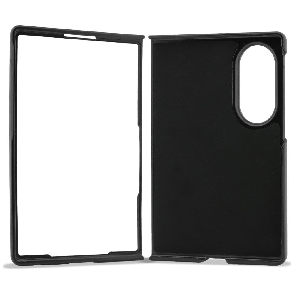 Ovitek za Samsung Galaxy Z Fold8 F971, Karl Lagerfeld, Saffiano Karl & Choupette kovinski zatič, črn