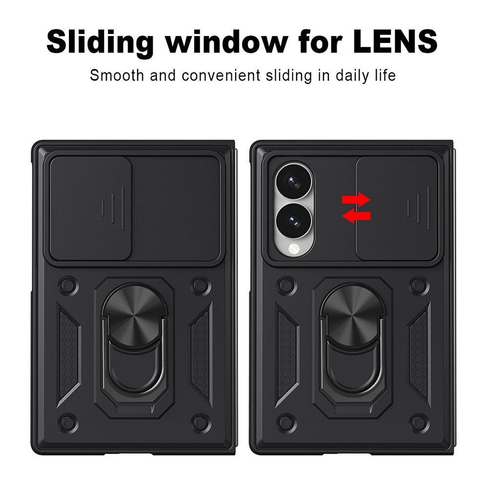 Ovitek za Samsung Galaxy Z Fold8 F971, Techsuit, CamShield, Črn