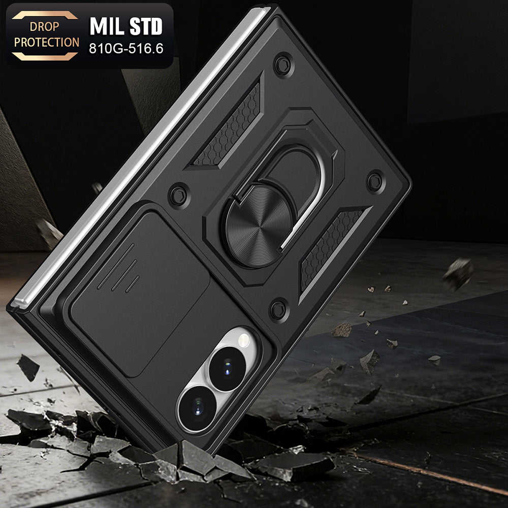 Ovitek za Samsung Galaxy Z Fold8 F971, Techsuit, CamShield, Črn