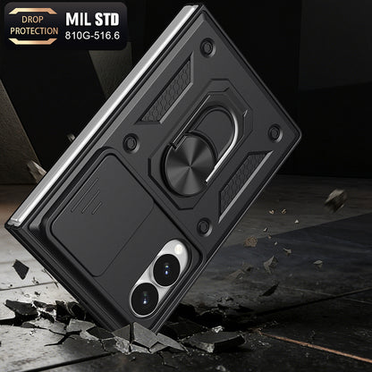 Ovitek za Samsung Galaxy Z Fold8 F971, Techsuit, CamShield, rožnato zlata