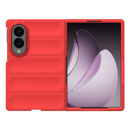 Ovitek za Samsung Galaxy Z Fold8 F976, Techsuit, Magic Shield, Rdeča