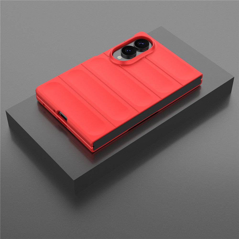 Ovitek za Samsung Galaxy Z Fold8 F976, Techsuit, Magic Shield, Rdeča