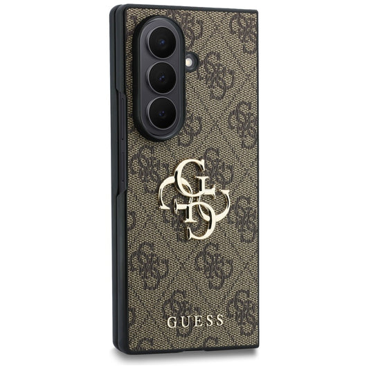 Ovitek za Samsung Galaxy Z Fold8 Ultra F976, Guess, 4G Velik Logotip, Rjav