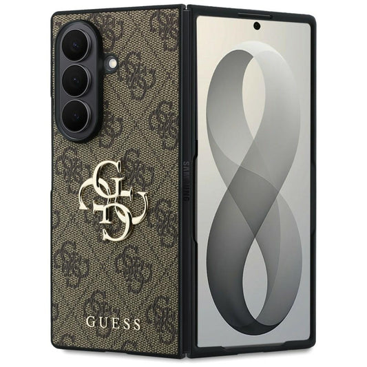 Ovitek za Samsung Galaxy Z Fold8 Ultra F976, Guess, 4G Velik Logotip, Rjav