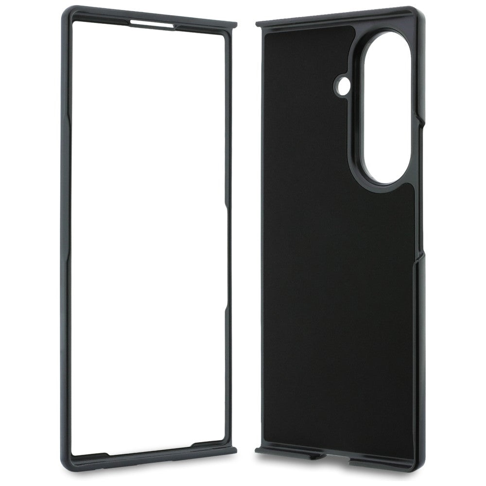 Ovitek za Samsung Galaxy Z Fold8 Ultra F976, Karl Lagerfeld, Saffiano Karl & Choupette kovinska zaponka, črna