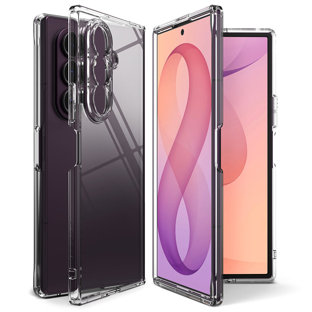 Ovitek za Samsung Galaxy Z Fold8 Ultra F976, Ringke, Fusion, Prozoren