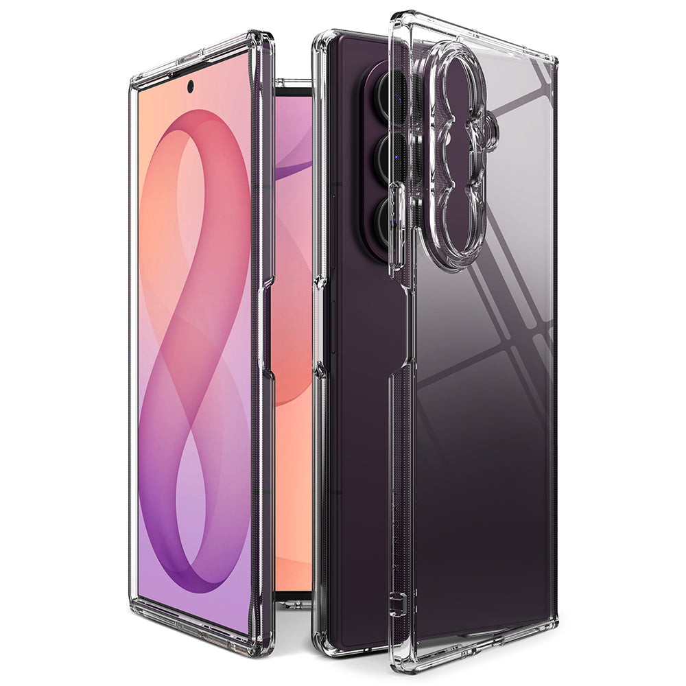 Ovitek za Samsung Galaxy Z Fold8 Ultra F976, Ringke, Fusion, Prozoren