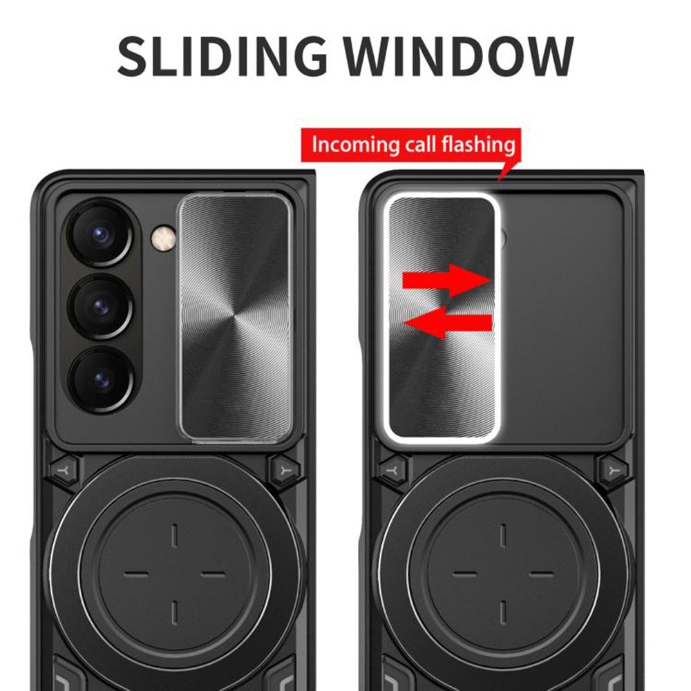 Ovitek za Samsung Galaxy Z Fold8 Ultra F976 / Z Fold7 F966, Techsuit, CamGuard Pro, rožnato zlata