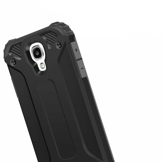 Ovitek za Samsung I9500 Galaxy S4, Techsuit, Hybrid Armor, Črn