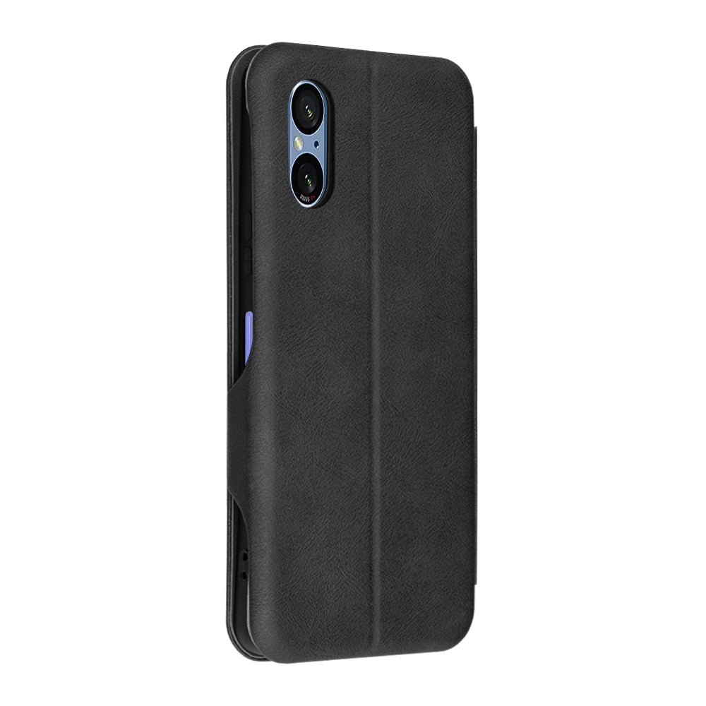 Ovitek za Sony Xperia 5 VI, Techsuit, Safe Wallet Plus, Črn