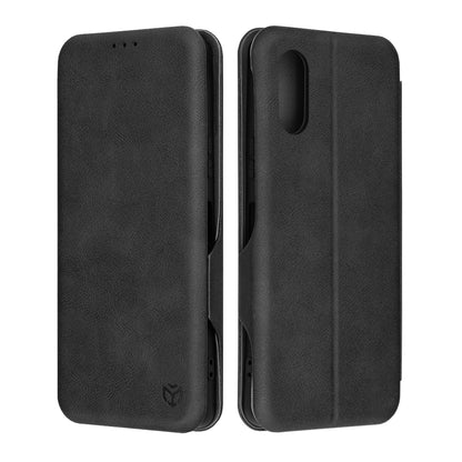 Ovitek za Sony Xperia 5 VI, Techsuit, Safe Wallet Plus, Črn