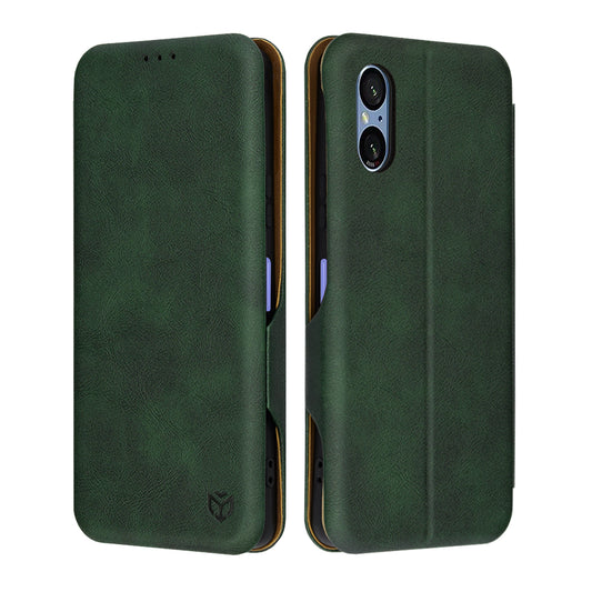 Ovitek za Sony Xperia 5 VI, Techsuit, Safe Wallet Plus, Zeleno