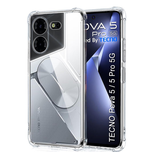Ovitek za Tecno Pova 5 Pro, Techsuit, Proti udarcem Prozoren, Prosojen