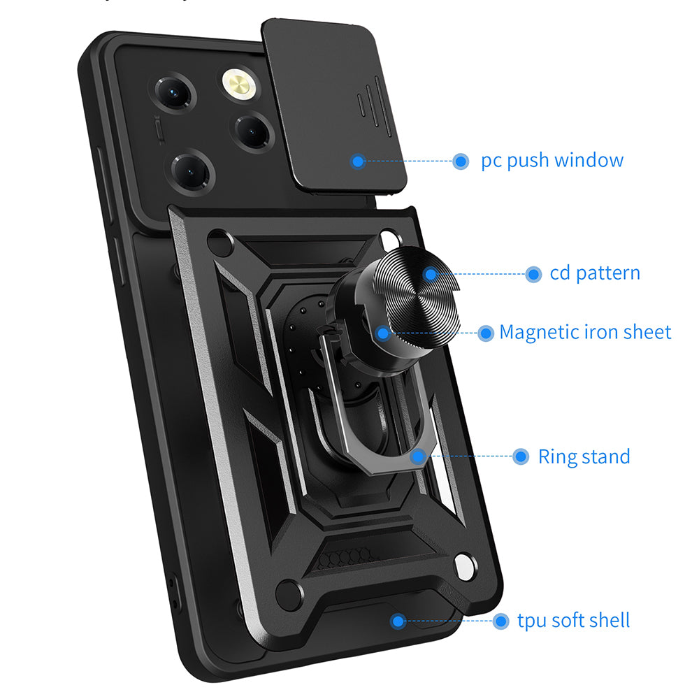 Case for Tecno Spark 20 Pro / Infinix Hot 40 / Hot 40 Pro, Techsuit, CamShield, Pink