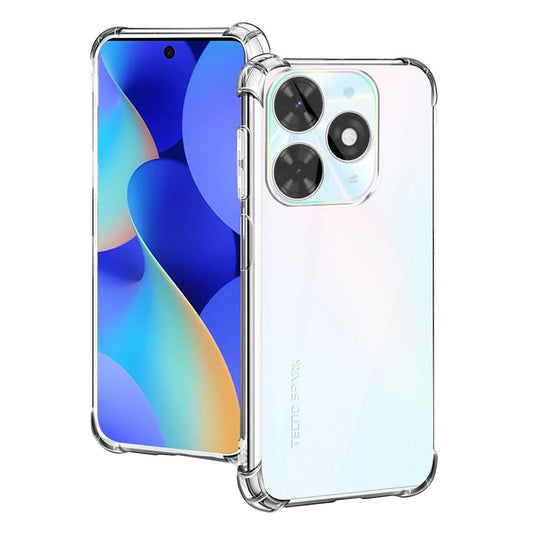 Ovitek za Tecno Spark 20, Techsuit, odporen na udarce, prozoren