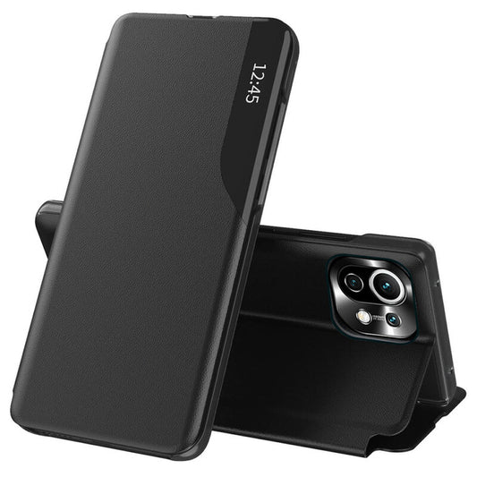 Ovitek za Xiaomi 11 Lite 5G NE / Mi 11 Lite 5G / 11 Lite, Techsuit, eFold, Črn