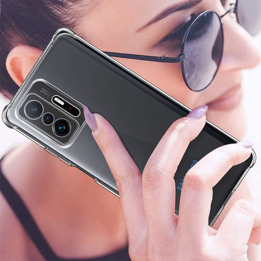 Ovitek za Xiaomi 11T / 11T Pro, Techsuit, Proti udarcem Prozoren