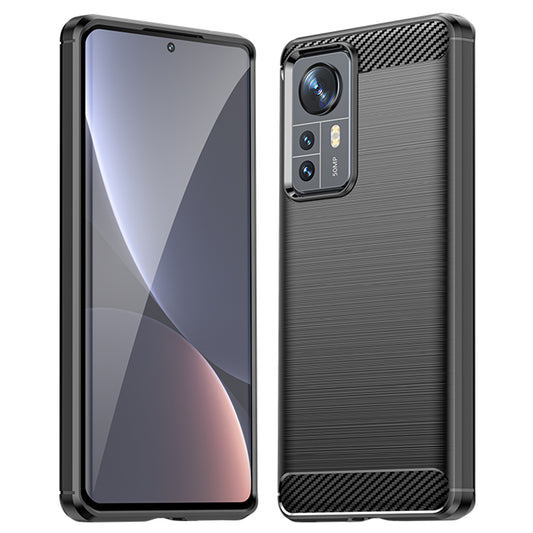 Ovitek za Xiaomi 12X / 12, Techsuit, Karbon, Črn