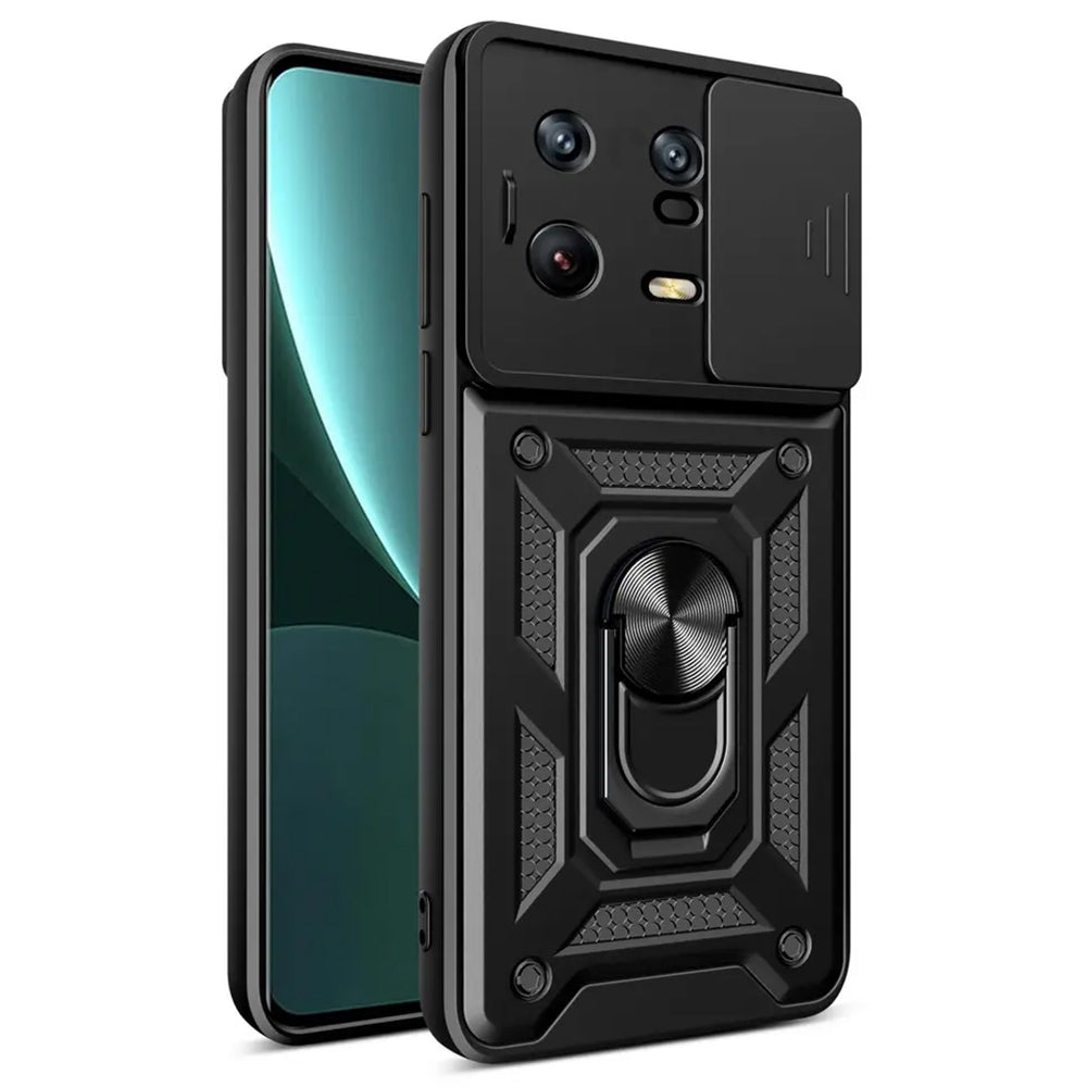 Ovitek za Xiaomi 13 Pro, Techsuit, CamShield, Črn