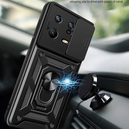 Ovitek za Xiaomi 13 Pro, Techsuit, CamShield, Črn